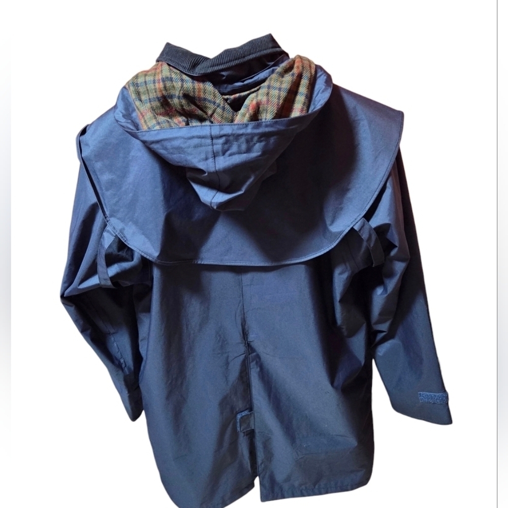 Jack Murphy Ireland Cotswold Waterproof Navy Blue Hoodee Rain Coat Size 8 - Picture 4 of 10